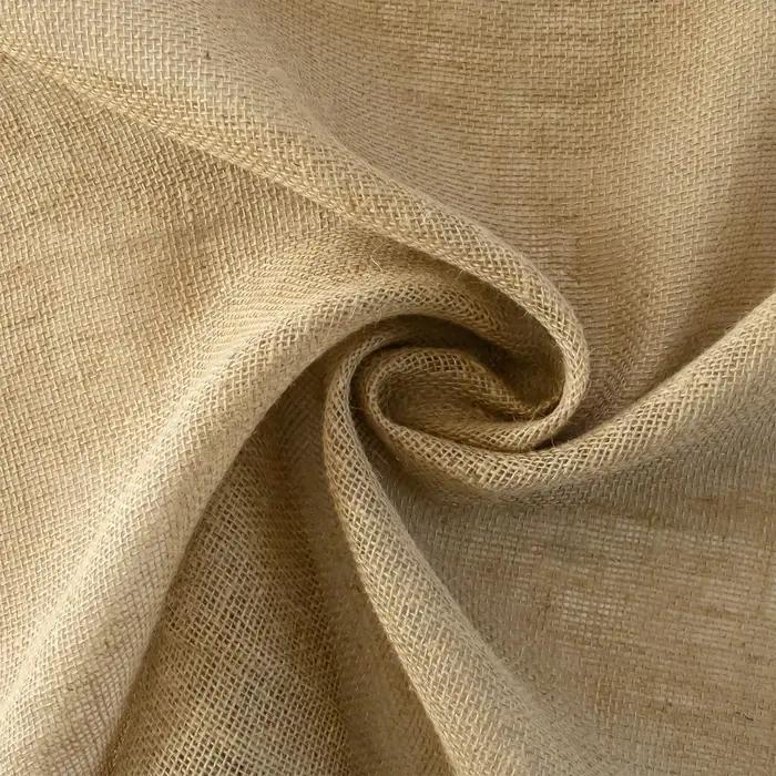 63 po. Rouleau de toile de jute pour jardinage, tissu naturel pour barrière contre les mauvaises her