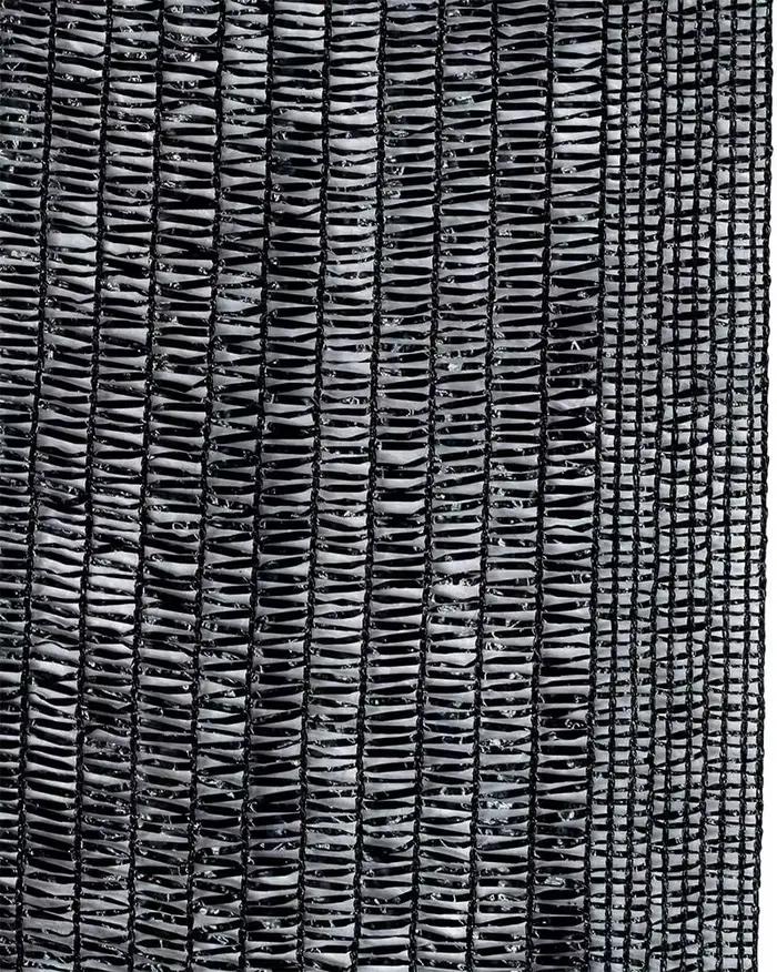 Grille d'ombrage noire à effet de serre avec œillets, crème solaire 70%, 12 pi x 16 pi