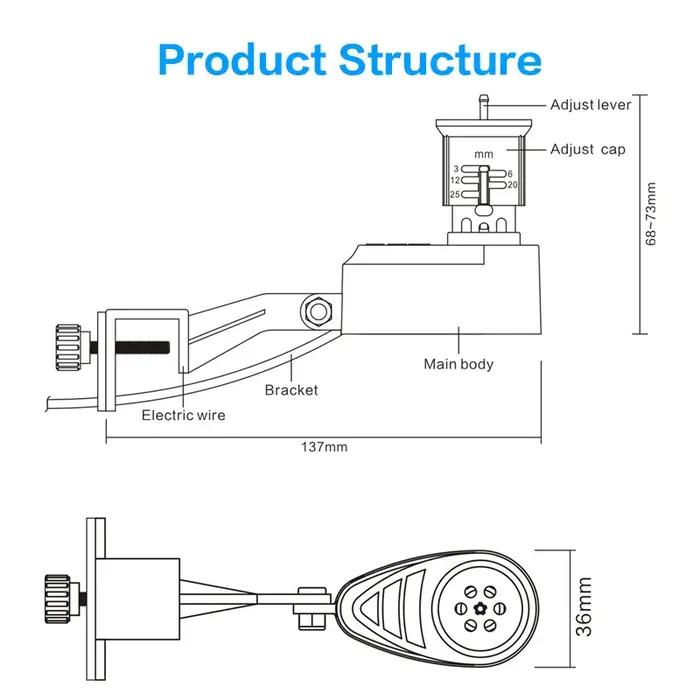 Capteur de pluie filaire, dispositif connecté pour maison et jardin, Kit de minuterie d'irrigation,