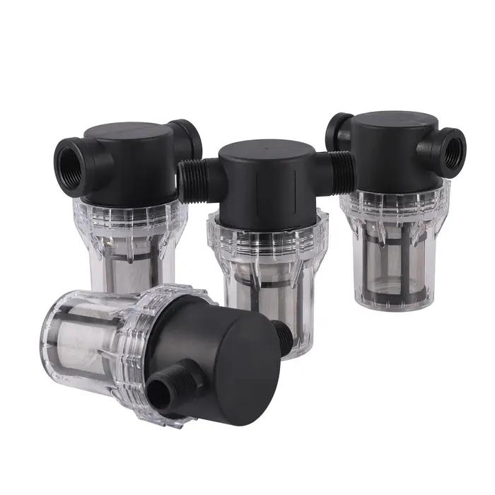 Filtre Fileté Femelle et Mâle en Acier Inoxydable, Préfiltre à 80 Mailles, Irrigation de Jardin, Aqu