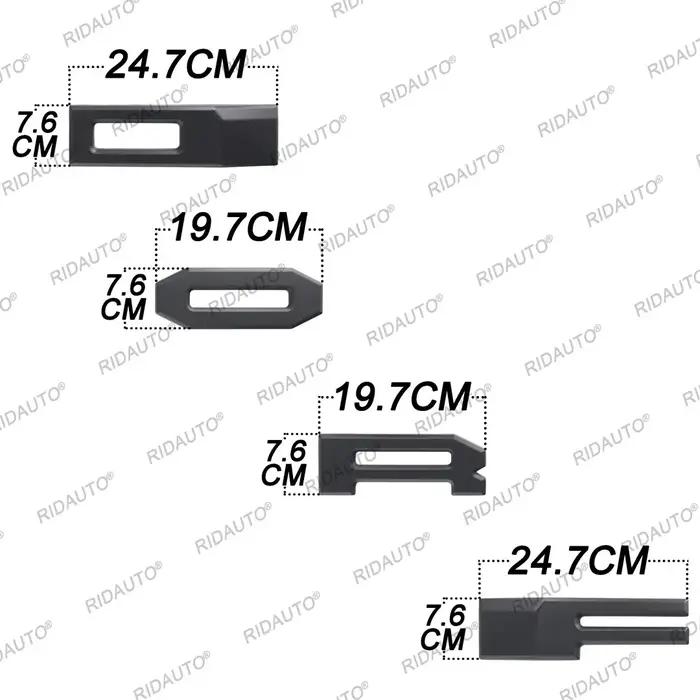 Quatre lettres pour calandre en maille modifiée de RANGER 2015-2018 T7 PX2 MK2 XL XL+