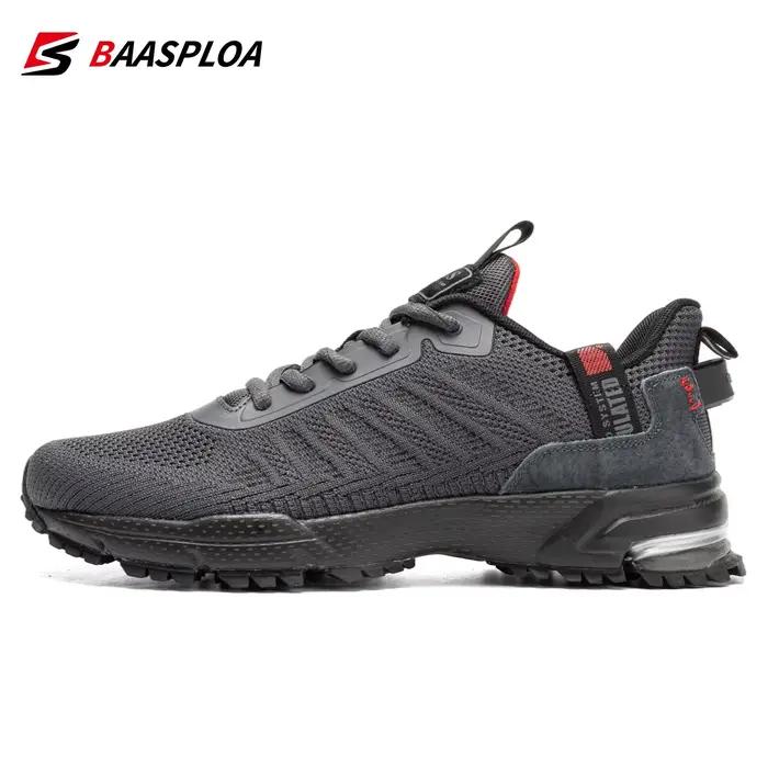 Baasploa chaussures de course pour hommes baskets légères homme concepteur maille Sneaker à lacets m