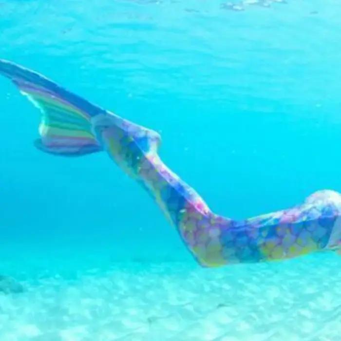 Costume de natation queue de sirène pour enfants et filles, Cosplay, cadeau d'anniversaire pour enfa