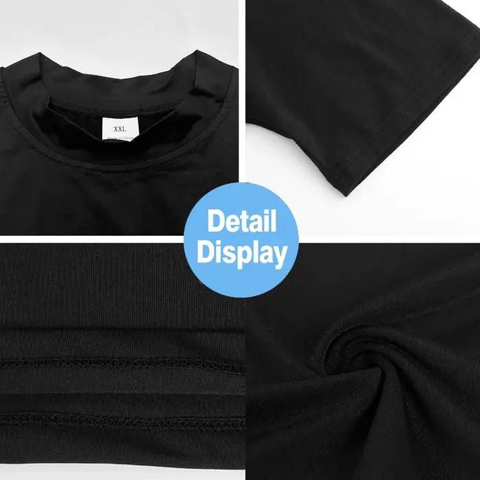 T-shirts sans manches pour hommes, col roulé, chemise de Compression élastique à séchage rapide, déb