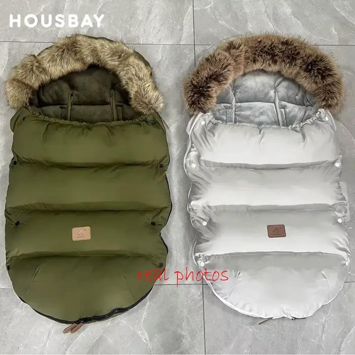 Poussette chancelière coupe-vent pour bébé de 0 à 24 mois, sac enveloppe chaud, décharge, accessoire