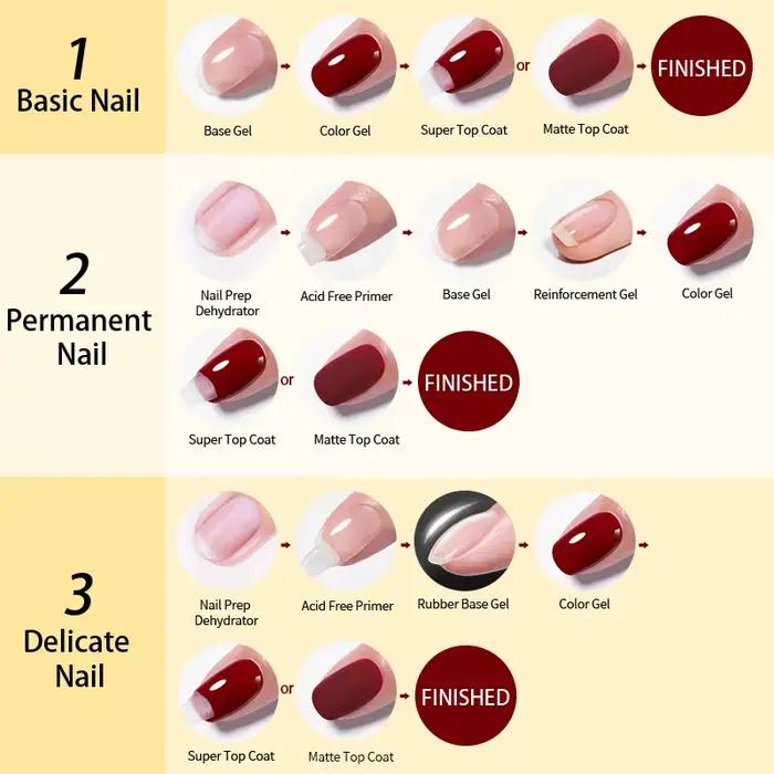 BORN PRETTY 10ML Gel de Base Super couche de finition manucure couche de finition mate Semi Permanen
