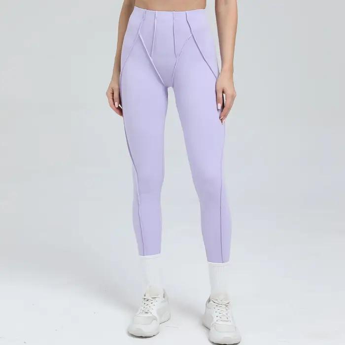 Yoga sport Fitness Leggings pantalon taille haute pêche hanche soulever en plein air course décontra