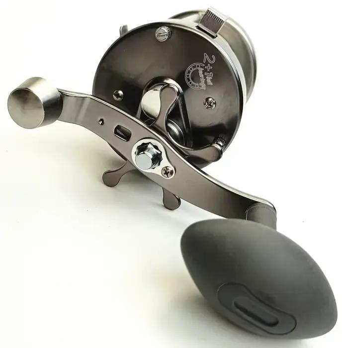 Moulinet pêche mer métal CL90 bateau traîne - Tambour gros capacité eau salée antirouille