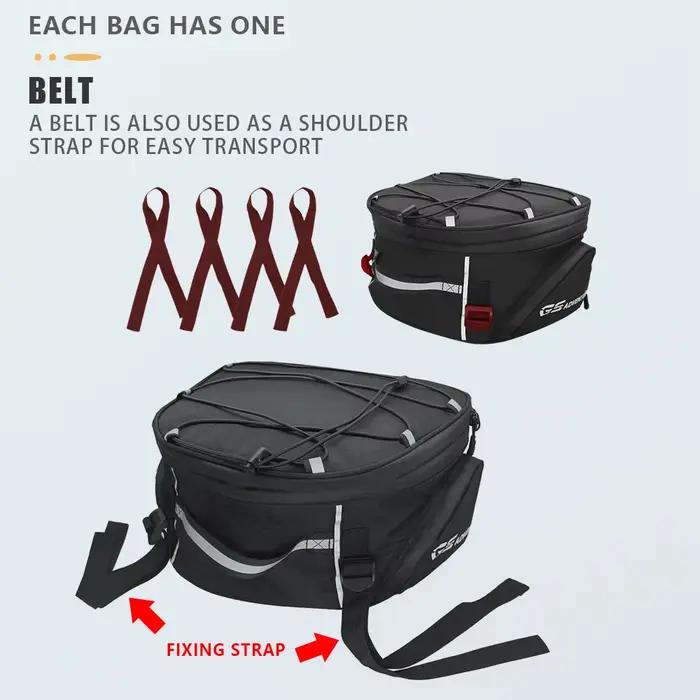 Sacoches arrière universelles pour bagages Hurcycles, sac de rangement de voyage, accessoires pour B