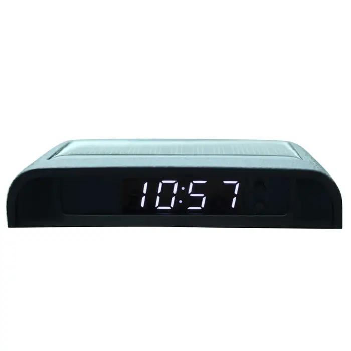 Horloge Numérique Interne de Voiture avec Batterie spatirée, Accessoire de Décoration Solaire, 6224