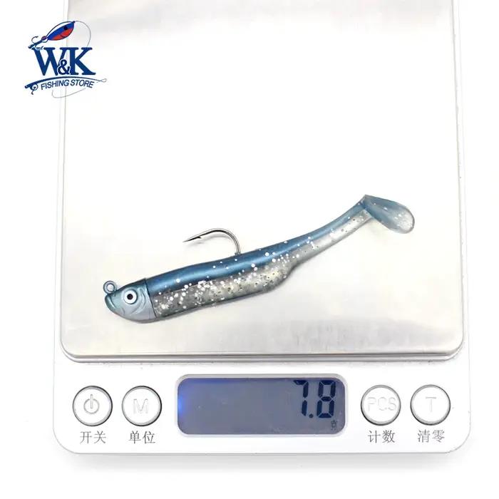 Nouvelle taille Slinky Shad 6 cm avec 5g tête de gabarit KIT de leurre souple à 3 pouces ensemble de