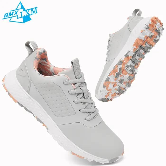 VeXingMing-Chaussures de golf sans crampons non alds pour femmes et hommes, baskets de sport profess