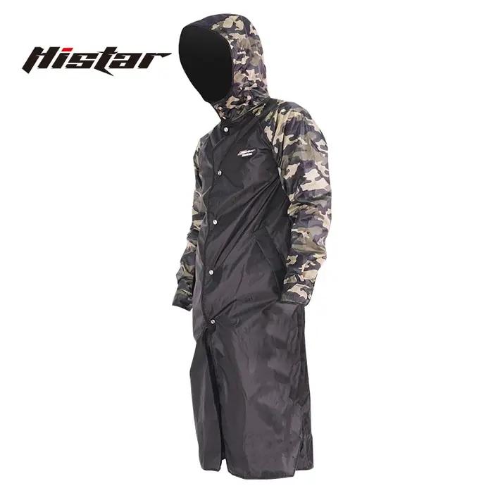 HISTAR-Imperméable de pêche de type long, imperméable et léger, matériau de gril Oxford, tissu TPU s