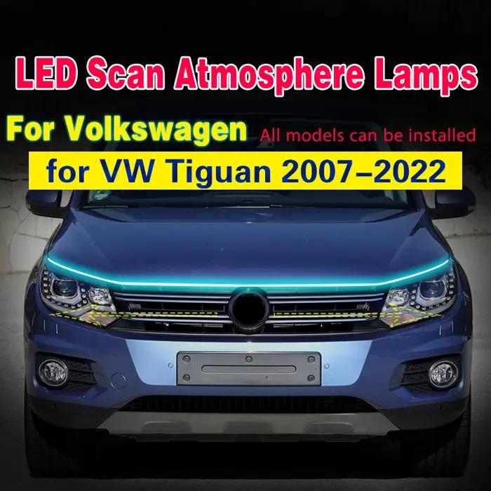 Feu de voiture étanche DRL avec balayage de démarrage, phare antibrouillard 12V pour Volkswagen VW T