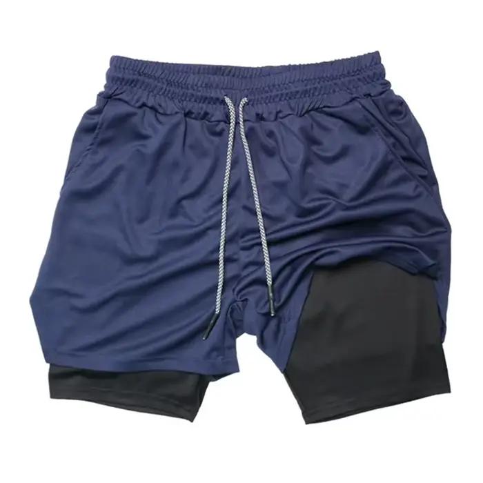 Short multi-poches hommes fitness décontracté - Style slim camouflage plage et course quotidienne