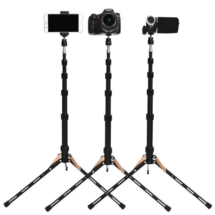 FOSOTO-Trépied lumineux portable FT-140, support pour appareil photo, téléphone, flash d'éclairage p
