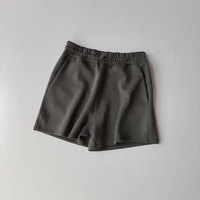 Short de sport taille haute modal pour femme - Séchage rapide course fitness yoga décontracté