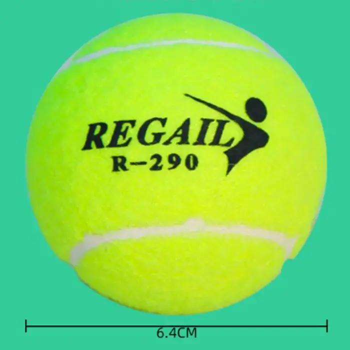 Balles de Tennis à rebond élevé, entraînement pour chiens, morsure, 6.4CM, caoutchouc élastique, bal