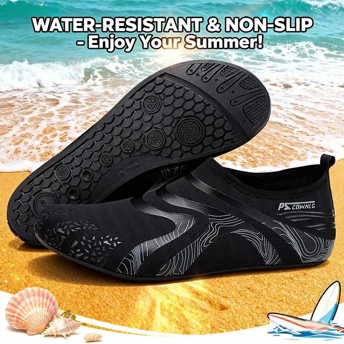 Chaussures aquatiques pour femmes et hommes, chaussettes aquatiques pieds nus pour le yoga, l'intéri