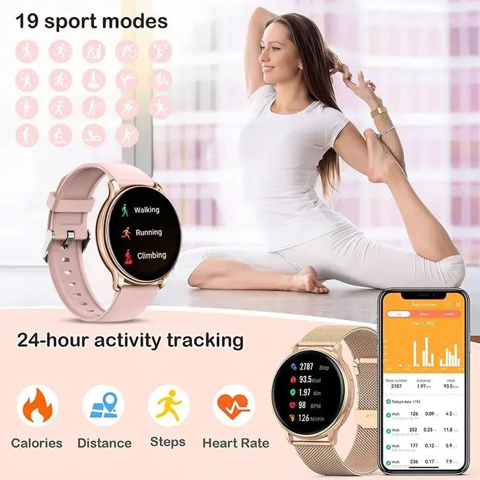 MEVADEN-Montre intelligente d'appel Bluetooth pour hommes et femmes, montres à cadran personnalisé,