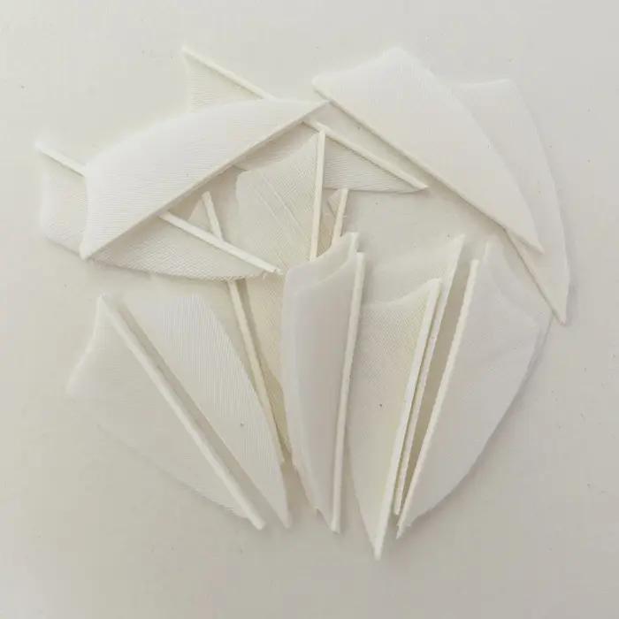 Plumes de flèche blanches pour bricolage, plumes de dinde, plumes de tir à l'arc, accessoires d'arc