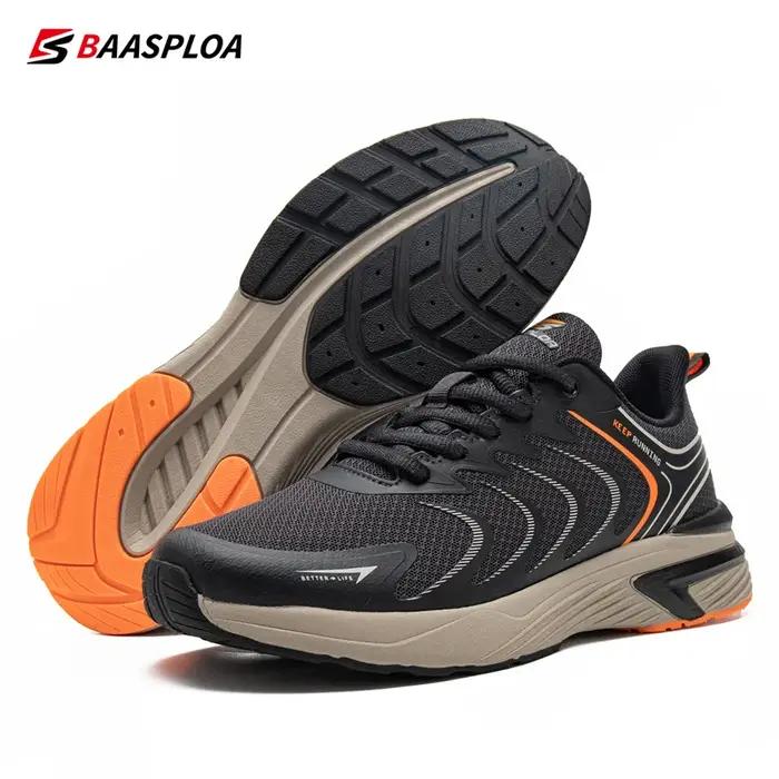Baasploa – chaussures de course pour hommes, baskets décontractées légères en maille respirante, cha