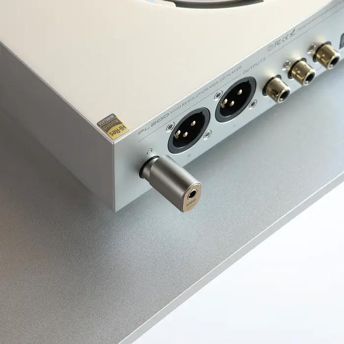 ESTE DDHIFI DJ65A(AL)-Tout nouvel adaptateur audio en alliage d'aluminium, 6.35mm mâle vers 3.5mm fe