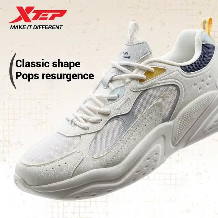 Chaussures décontractées Xtep femme semelles optiques - Légères respirantes rétro rehaussantes été 2025 875218320015
