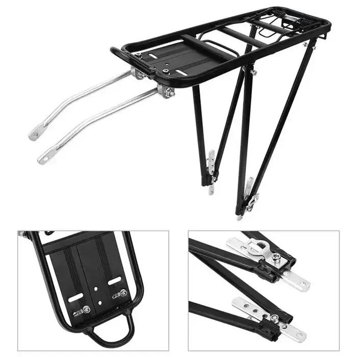 Porte-bagages arrière pour vélos de route supportant sacoche de cyclisme accessoire de cyclisme pratique et élégant pour hommes et femmes pour randonnées et déplacements quotidiens