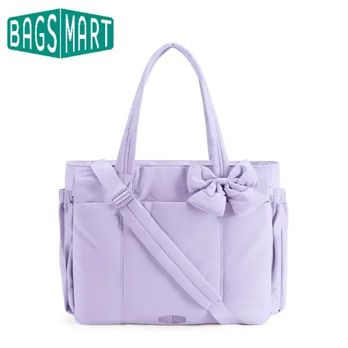 BAGSMART Sac fourre-tout de grande capacité pour femme, sac à main polyvalent pour les déplacements,