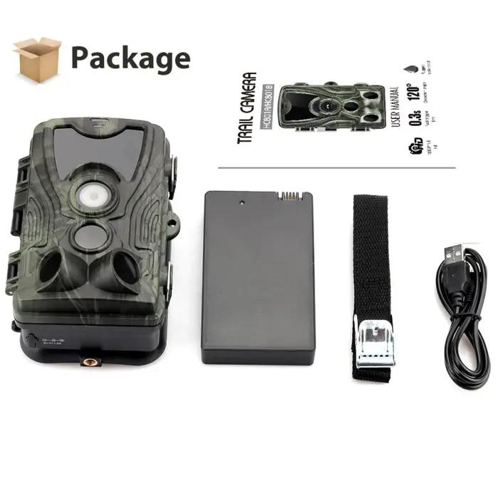 Suntekcam HC-801A caméra de chasse avec batterie au Lithium 5000Mah 16MP 64GB caméra de traînée IP65