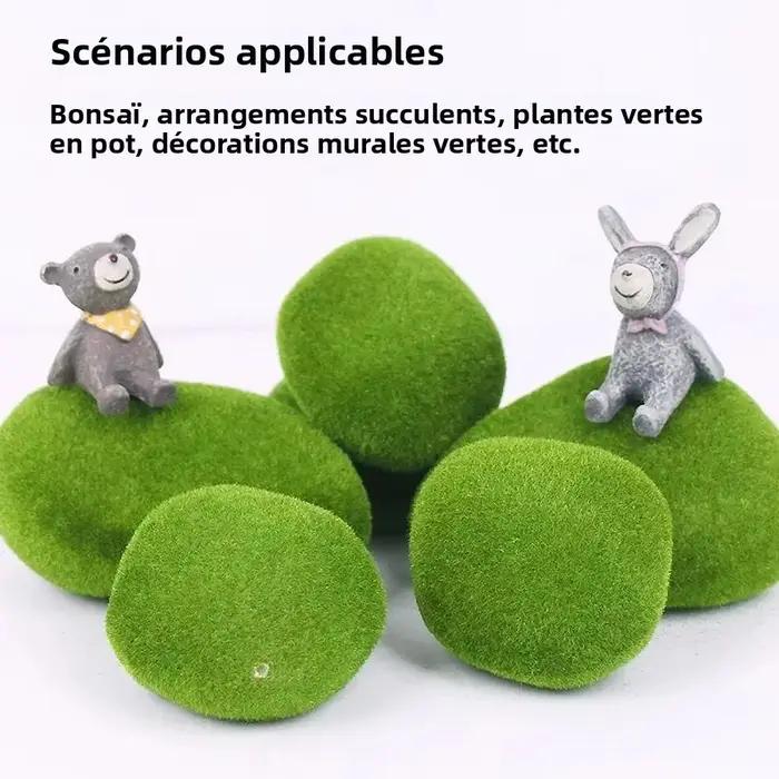 Roches de mousse artificielles décoratives
