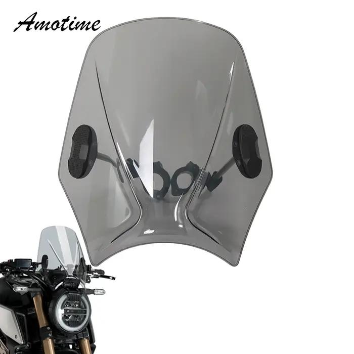 Pare-brise de moto universel pour Royal Enfield Bullet/Meteor/Classic 350 500 Interceptor 650 Contin
