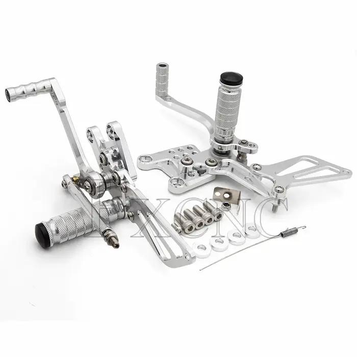 Ensemble de commandes assujettis ées CNC, repose-pieds à pédale, repose-pieds, Suzuki SV650, SV1000,