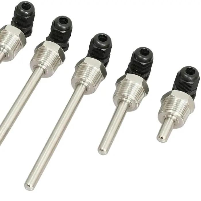 Poche thermométrique 304 en acier inoxydable 304, filetage 1/2 G, OD6mm, manchon d'immersion pour ca