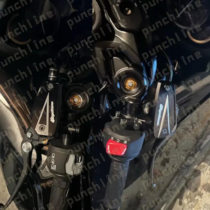 Couvercle de réservoir de liquide de cylindre d'embrayage de frein avant, adapté à GSX 1300R pour HA