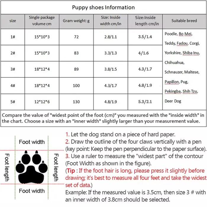 Chaussures pour chien semelles antidérapantes épais en peluche Protection patte chaussures pour anim
