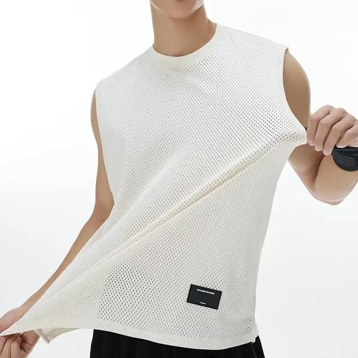 T-shirt de sport en maille respirante pour homme, chemise de course astronomique, haut précieux de m
