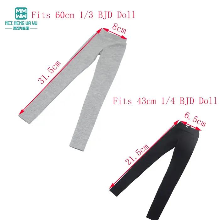 Vêtements de poupée BJD 1/3 1/4 DD SD, leggings à la mode, pantalons de fitness, cadeau pour fille