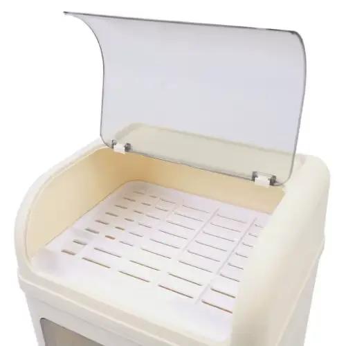 Boîte de rangement de grande capacité pour ustensiles de cuisine, support T1, évalué, séchage, nouve