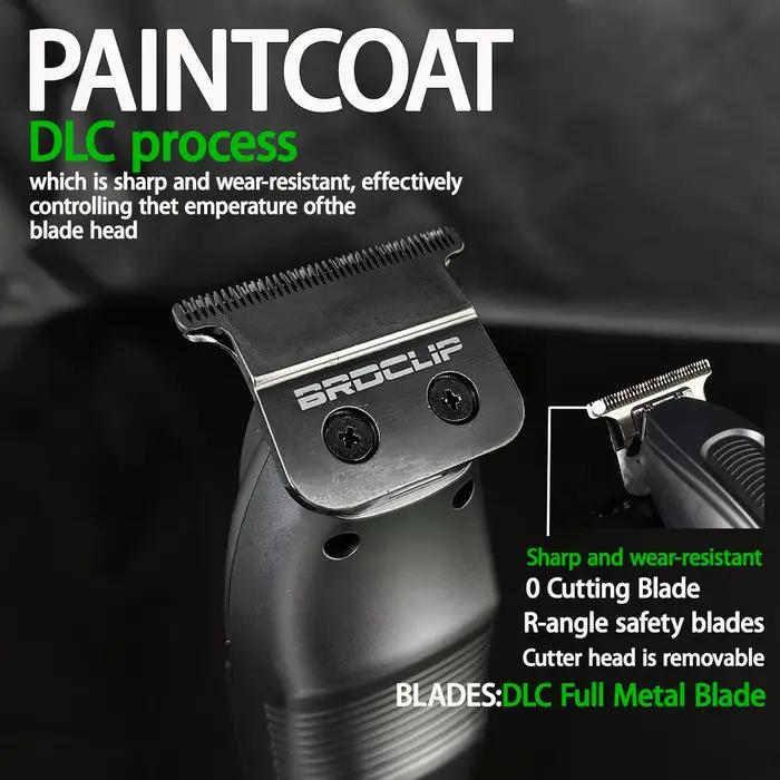 BRDCLIP FA1981 7500 tr/min professionnel X tondeuse à cheveux 0 Distance DLC lame barbier 1500mAh fi