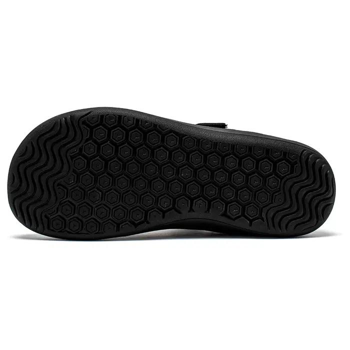 HOBIBEAR enfants fausse fourrure doublé pieds nus chaussures hiver large orteil boîte en cuir artifi