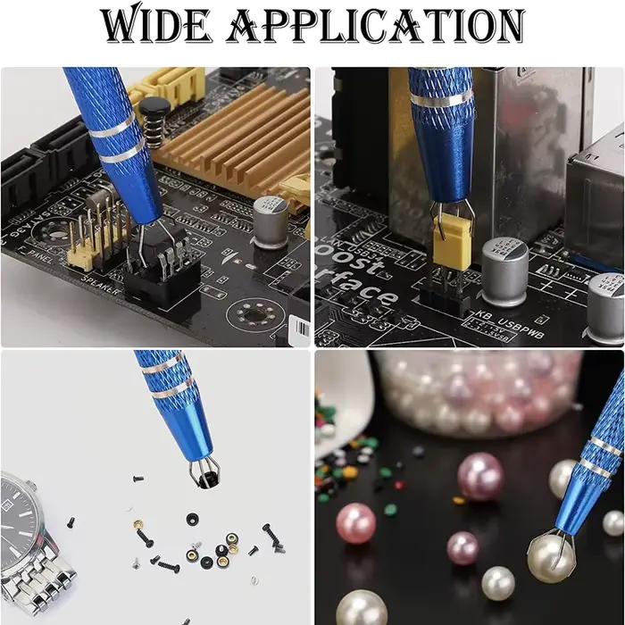 Extracteur de puces IC à 4 griffes, outil de démontage de pièces de précision, extracteur de ramassa
