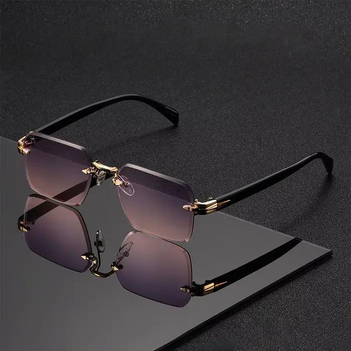 Lunettes de soleil classiques unisexes à la mode, sans cadre, tendance, pour Costume de vacances, me