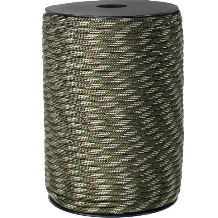 Corde paracorde à 9 cœurs, Standard militaire 100/50M 550, 4mm, cordon de Parachute extérieur, parap