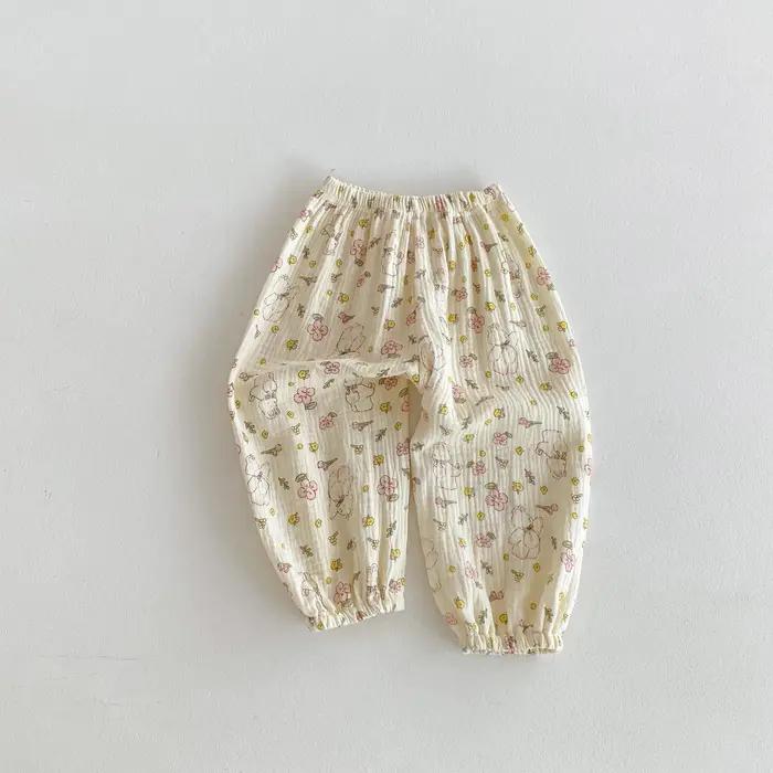 Viser anti-moustiques pour enfants, vêtements d'été, nouveau style, floral fjadt, décontracté, sarou