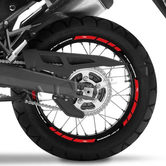 Autocollant réfléchissant pour jante de roue de moto, pour Africa Twin CRF1000L crf 1000 l, bande de