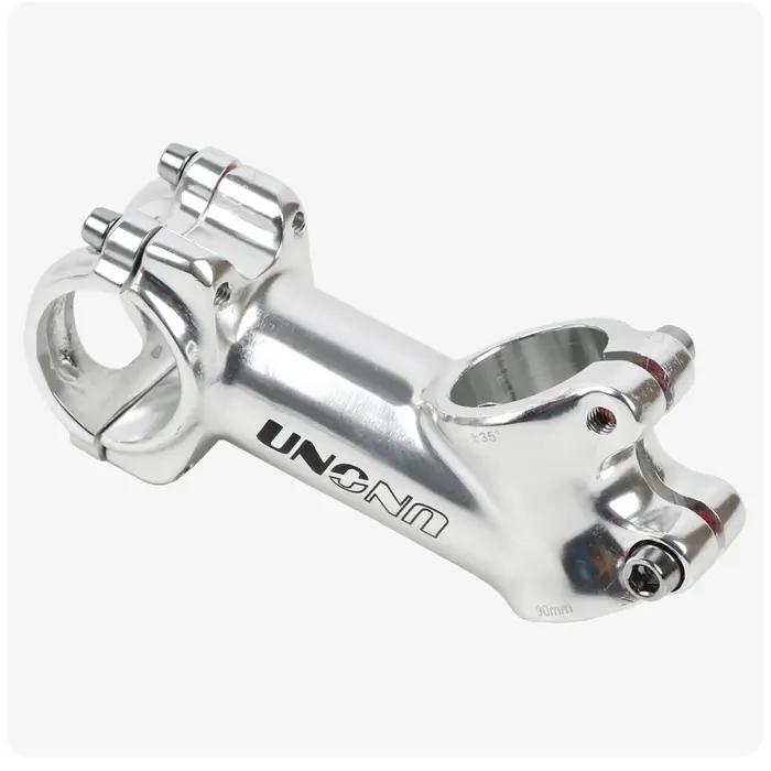 UNO tige de vélo Ultra légère argent 7/17/35 degrés 60 / 70 / 90 / 110 / 120 / 130mm vtt poignée de