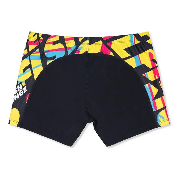 MY KILOMETRE Maillot de bain homme jambe carrée épissure Maillot de bain athlétique Maillots de bain