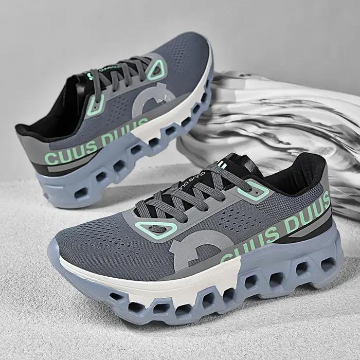 Chaussures de course pour hommes, chaussures tout-terrain, amortissantes, antidérapantes, respirante
